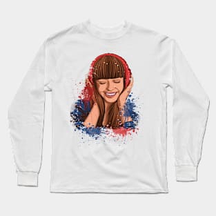 Listening Music Long Sleeve T-Shirt